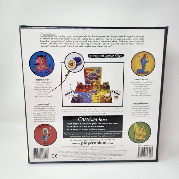 Cranium Board Game For Your Whole Brain Adults & Teens Game Night Fun - Picture 3 of 6